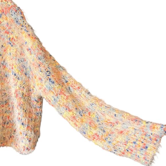 &Merci Confetti Scallop Chenille Sweater L - Picture 5 of 12